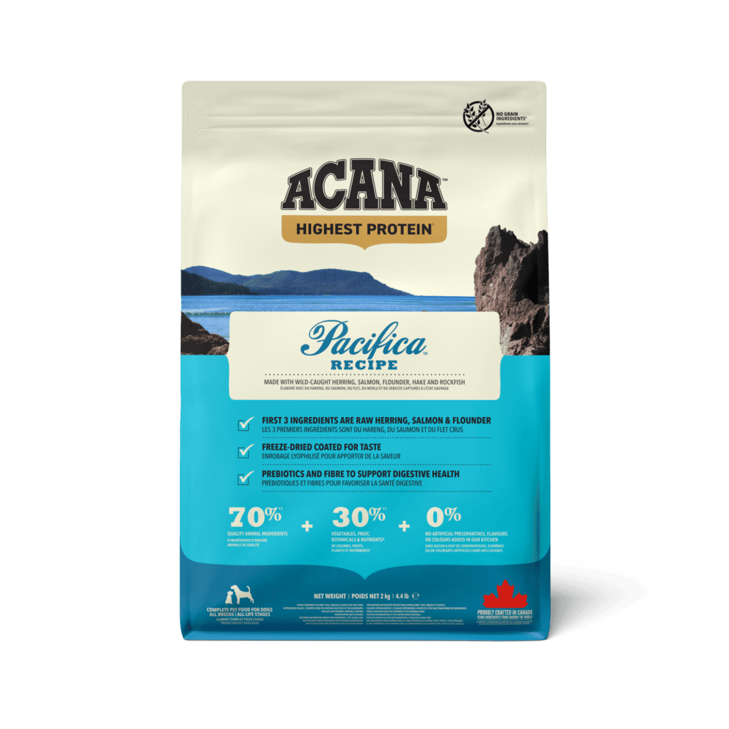 ACANA Dog Highest Protein Pacifica Recipe